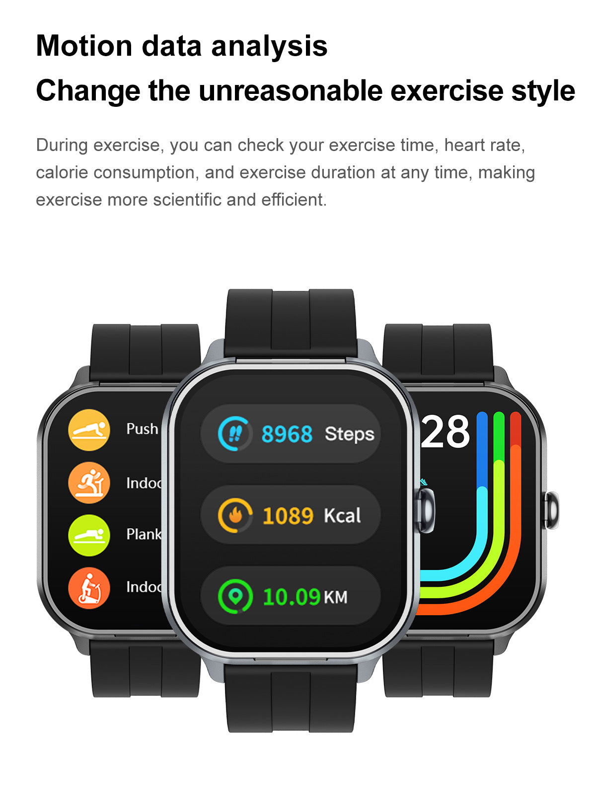 D8 Pro Smart Watch Bluetooth Call True Heart Rate Step Sleep Monitoring Hidden Bluetooth Earphone Sports