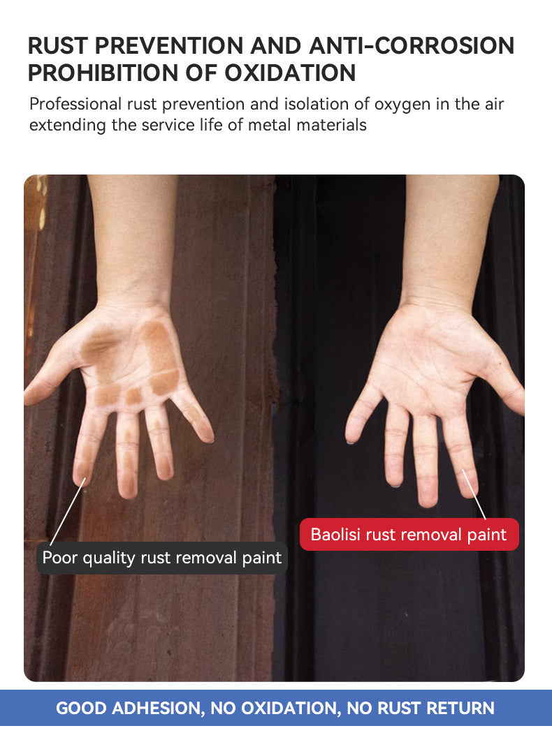 Rust Converter Rust-Free Color Steel Tile Renovation Special Metal Paint Anti-Corrosion Rust Fixer No Sanding Required