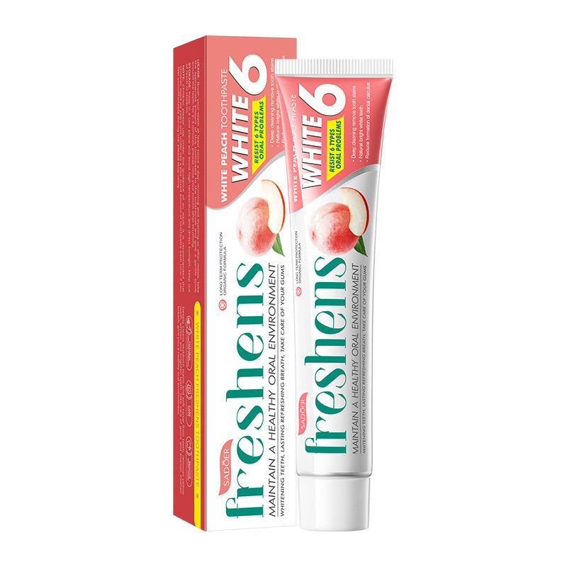 Plant Fruit Probiotic Toothpaste SADOER Oral Whitening Teeth Gum Care Toothpaste  Wholesale