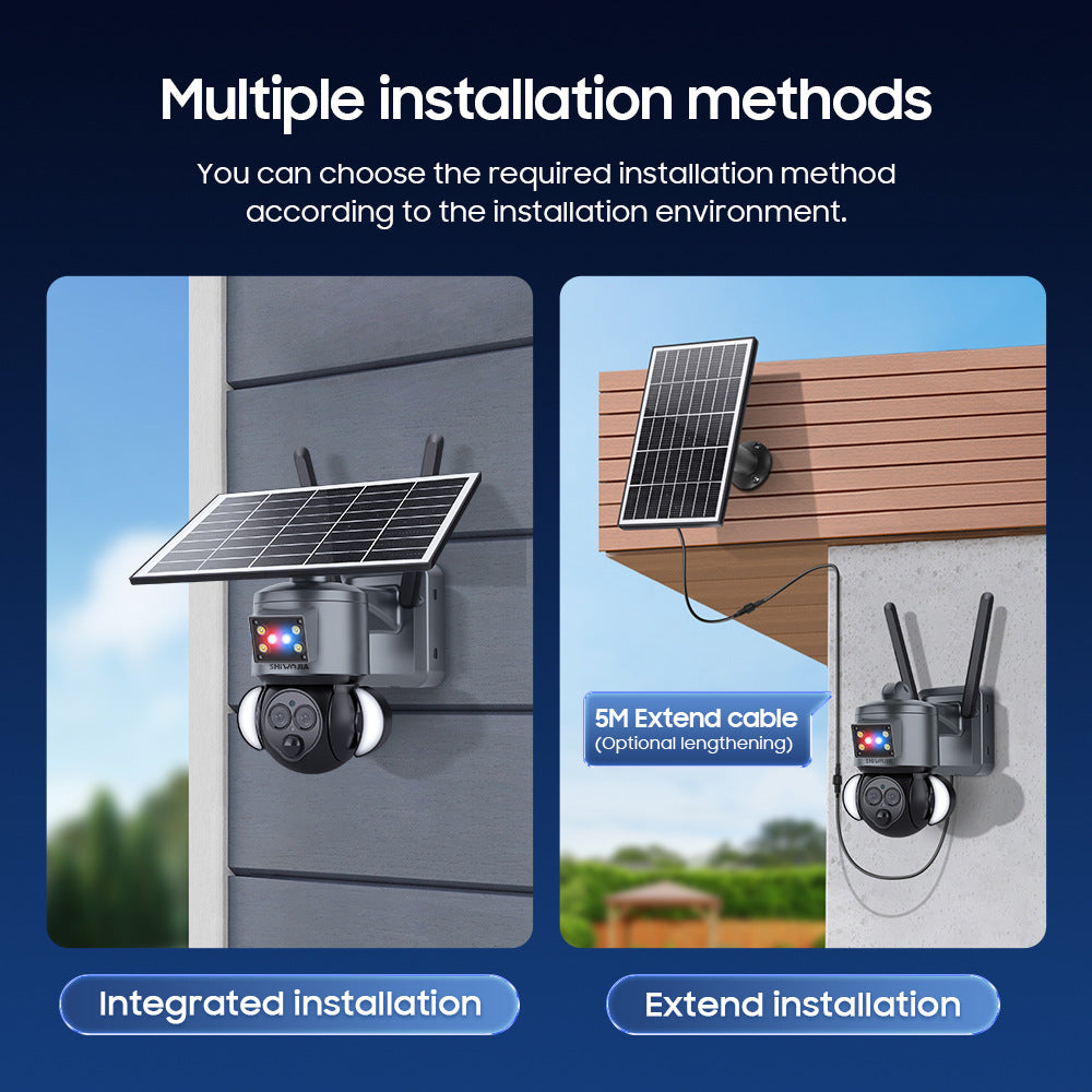 Solar Binoculars12The source manufacturer of cameras specializes in high definition6MP Outdoor Human Detection for Courtyard