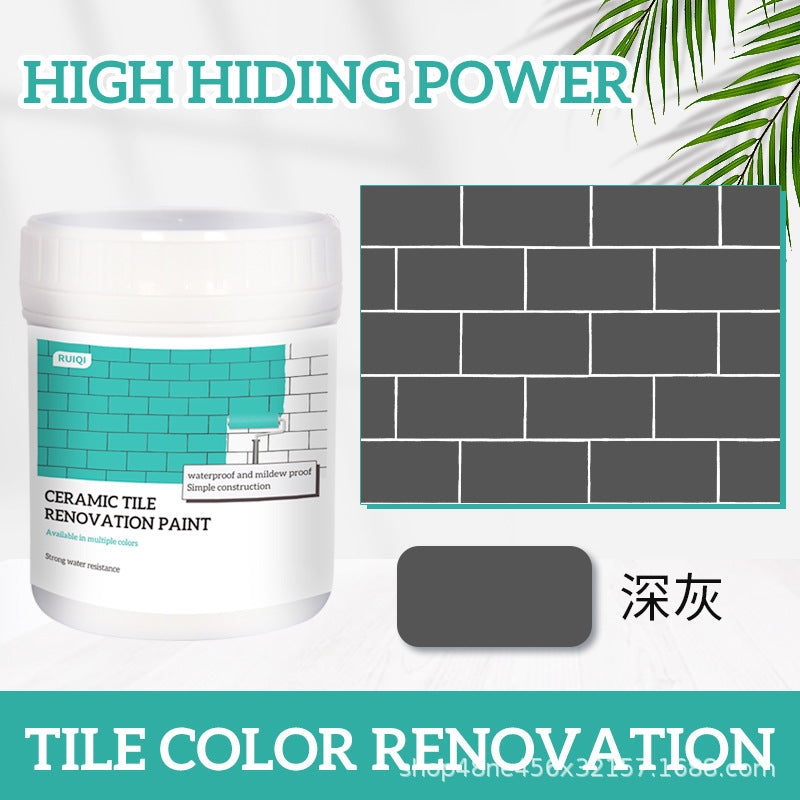 Tile Paint Bathroom Kitchen Floor Tiles Wall Tiles Marble Renovation Color Change Paint Wear-resistant Glass Color Change Paint