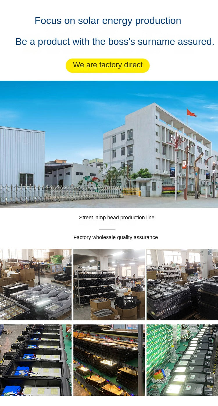 100W 200W 300W Solar Light Ultra Bright Waterproof Outdoor Light Intelligent Split Floodlight Solar Light Wholesale