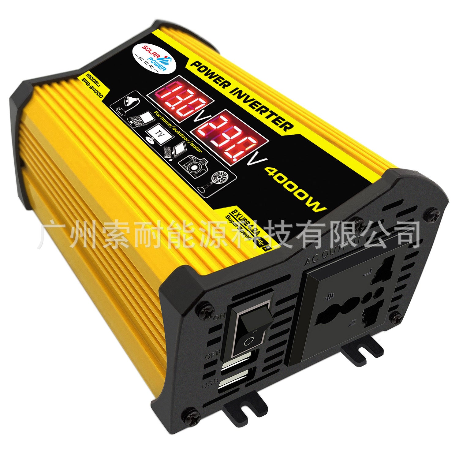 Vehicle Inverter300W 12V Turn110V 220V Voltage Display E-commerce power inverter
