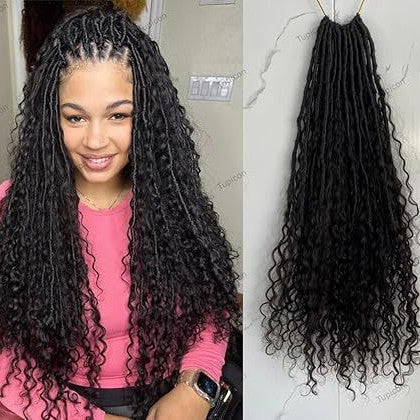 TEMU Hot-selling European and American Cross-border Synthetic Crochet Hair Extensions Straight and Curly Ends3Flowy Silk Lazy Style