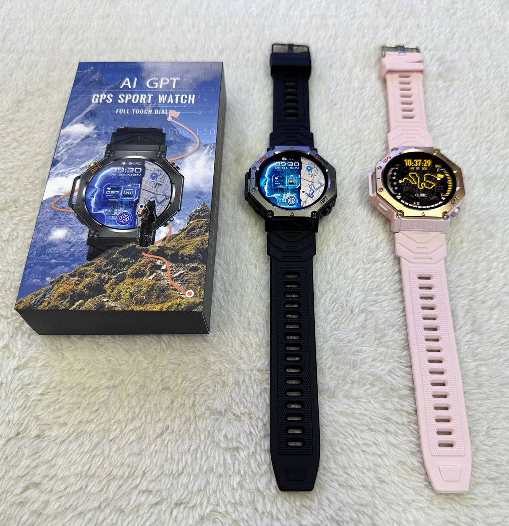 KC91Smart Watch Bluetooth Call Heart Rate Pedometer Sleep3ATM Waterproof GPS Beidou Positioning Sports Three-Proof