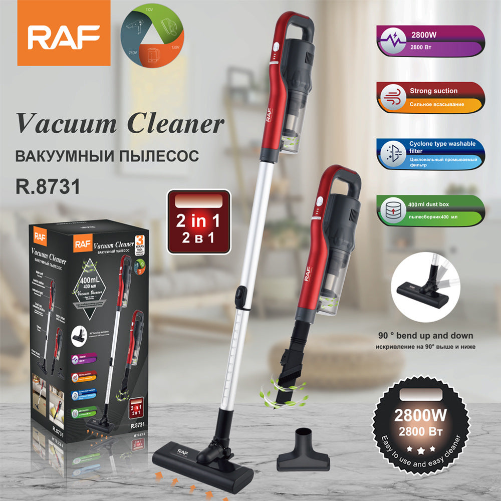 RAF Vacuum Cleaner Household Handheld High-Power Dust Suction Portable Car Two-in-One Wired Vacuum Cleaner