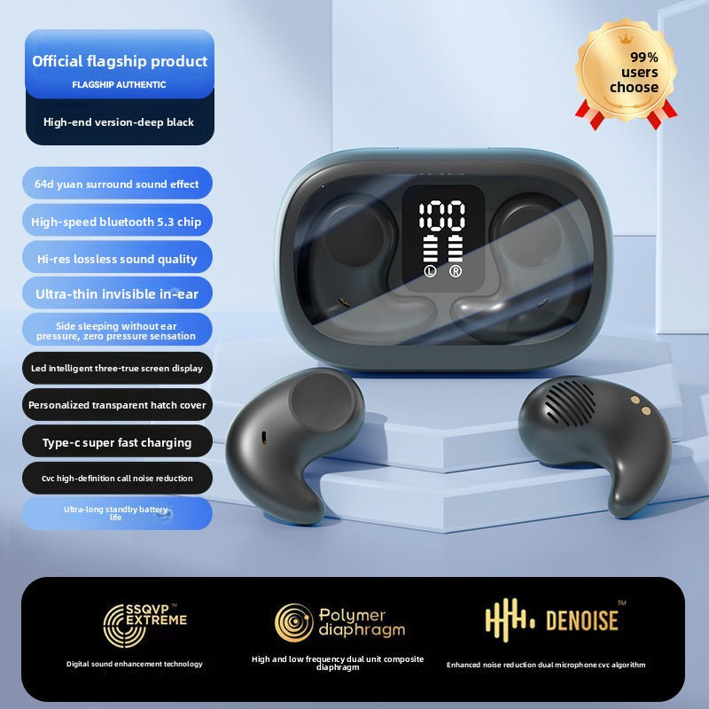 Popular M52Sleep-Specific Side-Sleep Bluetooth Earphones TWS Wireless Mini High-Looking Wireless Bluetooth Headphones