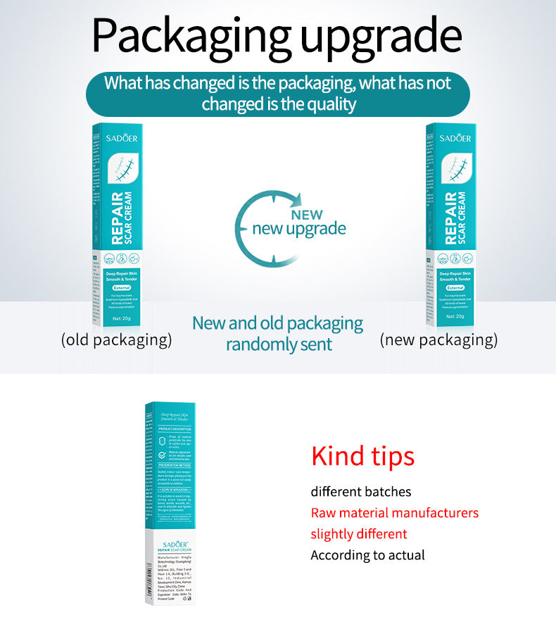 Scar Serum SADOER Hydrating, moisturizing, rejuvenating, nourishing face cream  foreign trade wholesale