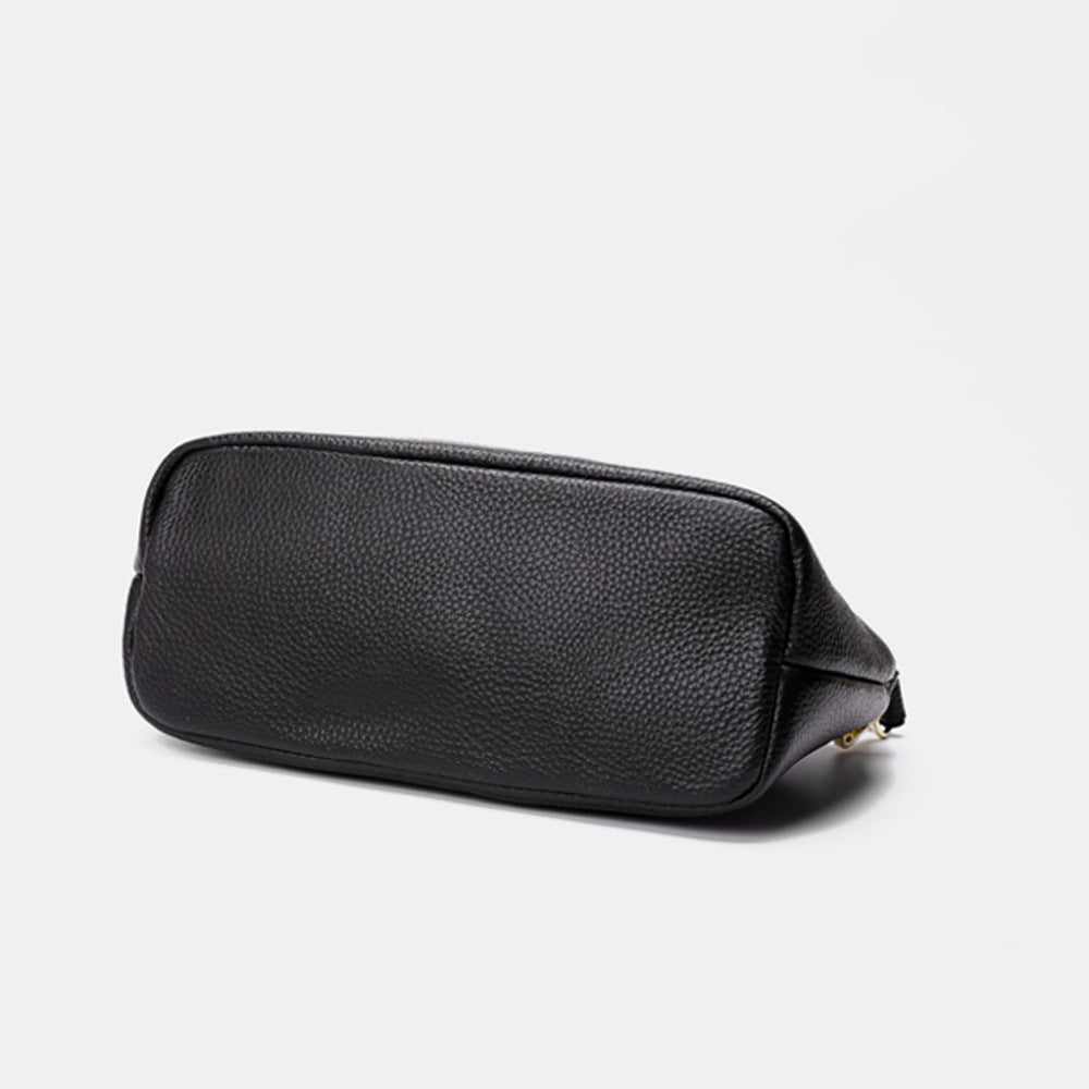 Guangzhou Shiling Genuine Leather Women's Bag for Middle-aged Moms, Small Square Bag, Top Layer Cowhide, Single Shoulder Crossbody Bag, Versatile