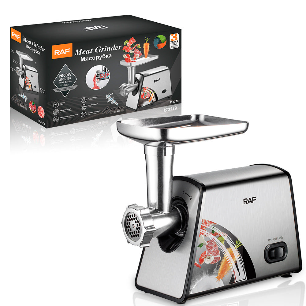 【Exclusive for 】Commercial Electric Meat Grinder Chicken Bone Grinder Meat Mincer Sausage Stuffer Meat Mixer