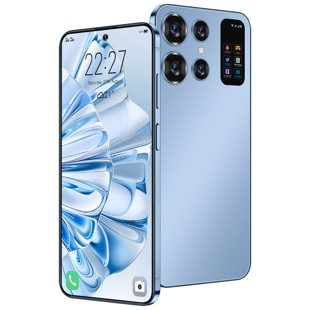 S24U+AliExpress7.0Large Screen Smartphone8+256G All-in-One Mobile Phone Source Work