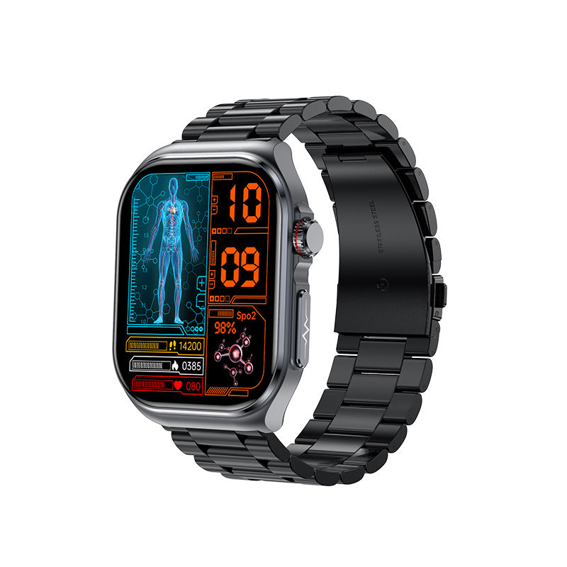 et585Smart Watch Blood Sugar Micro Physiotherapy Mood Fatigue Health Detection Bluetooth Call Smart Watch