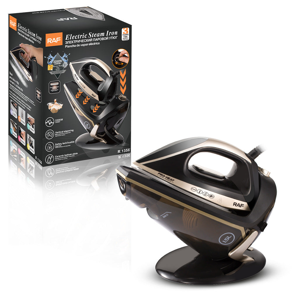RAF European Standard Pressure Steam2200w Electric Iron Vertical Steam Iron Ceramic Soleplate R.1356