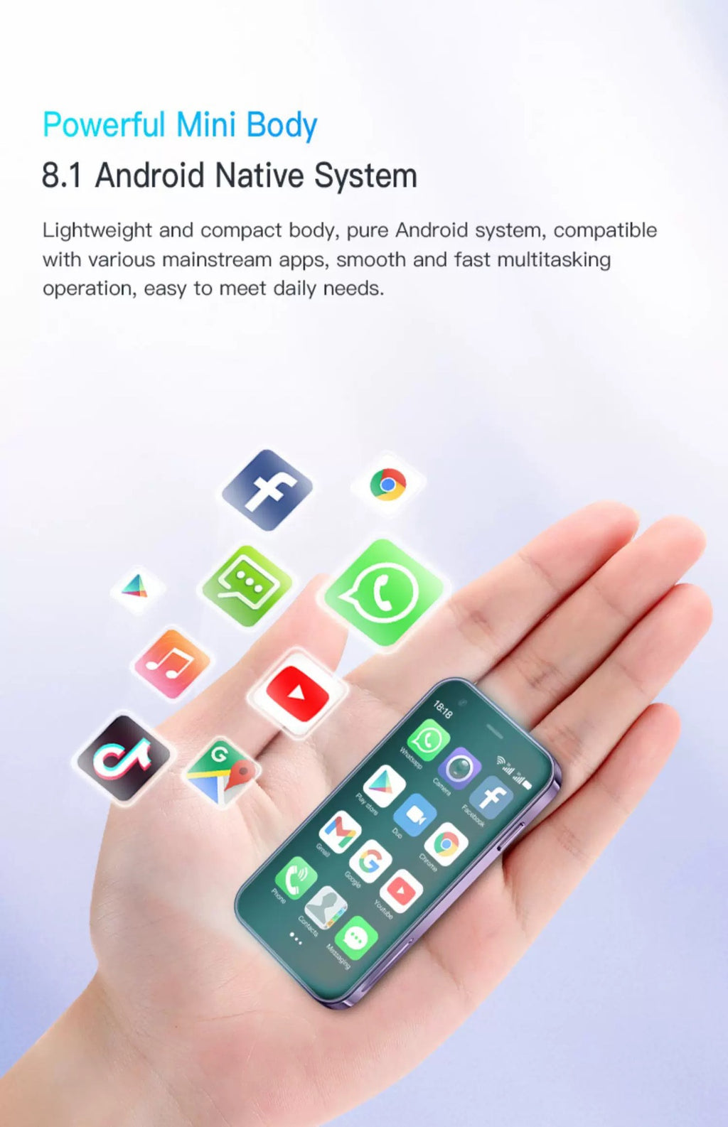 New Mobile Phone XS15 Smartphone Dual SIM Mini Phone Straight Touch Screen Android3G Hot-selling Small Mobile Phone