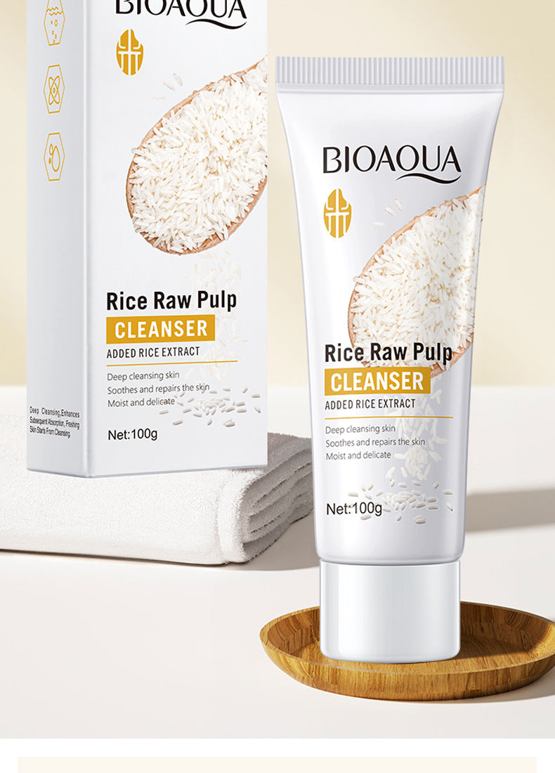Rice Skincare Set BIOAOUA Rice Puree Series Six-Piece Set Box  Wholesale