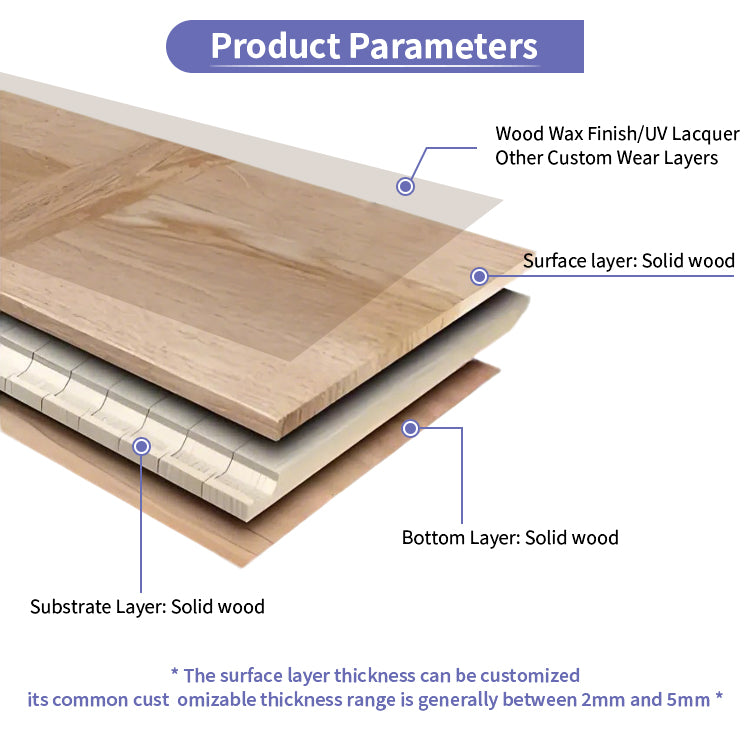 High-End Engineered Walnut Wood Flooring Prefinished Three-Layer Engineered Wood Flooring for Villas Boutique Outdoor Exterior