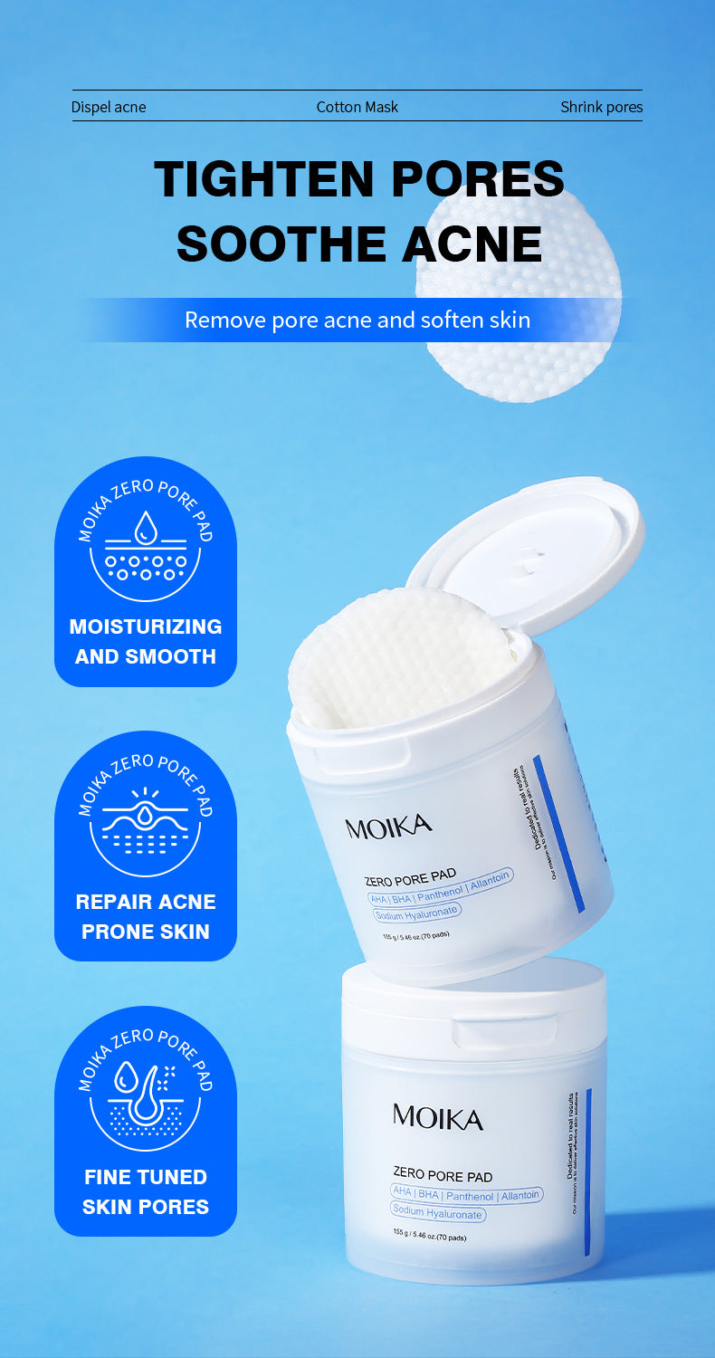 Custom Trade Ethanol Acid Cotton Pads Vitamin Exfoliating Facial Cleansing Bio Pads Individually Packaged