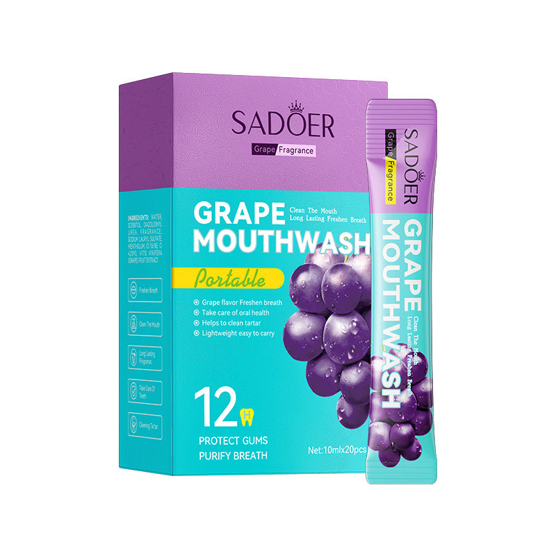 Mouthwash Box Set SADOER Disposable Portable Oral Cleaning Care  Foreign Trade Wholesale