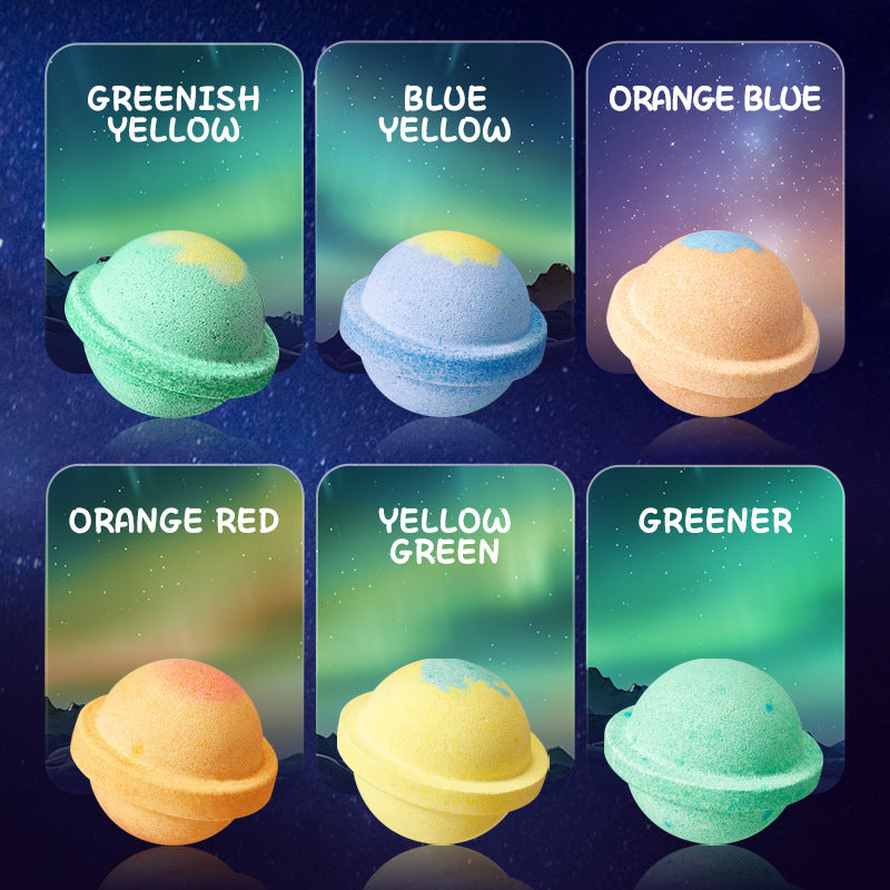 Planet Bath Salt Ball120g SADOER Clean Fragrance Bath Ball  Wholesale