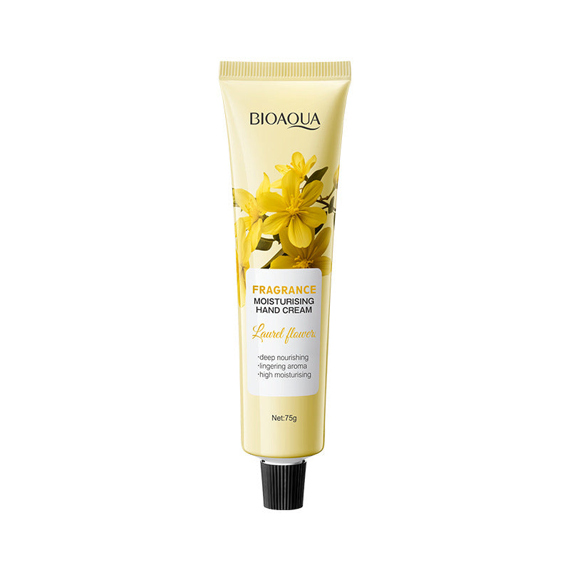 Flower Moisturizing Hand Cream BIOAOUA Autumn and Winter Sakura Moisturizing Hand Cream Cross-Border Foreign Trade Wholesale