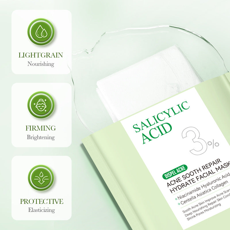 Salicylic Acid Mask SADOER Anti-acne Soothing Skin Rejuvenation Hydrating Anti-acne Mask  Wholesale