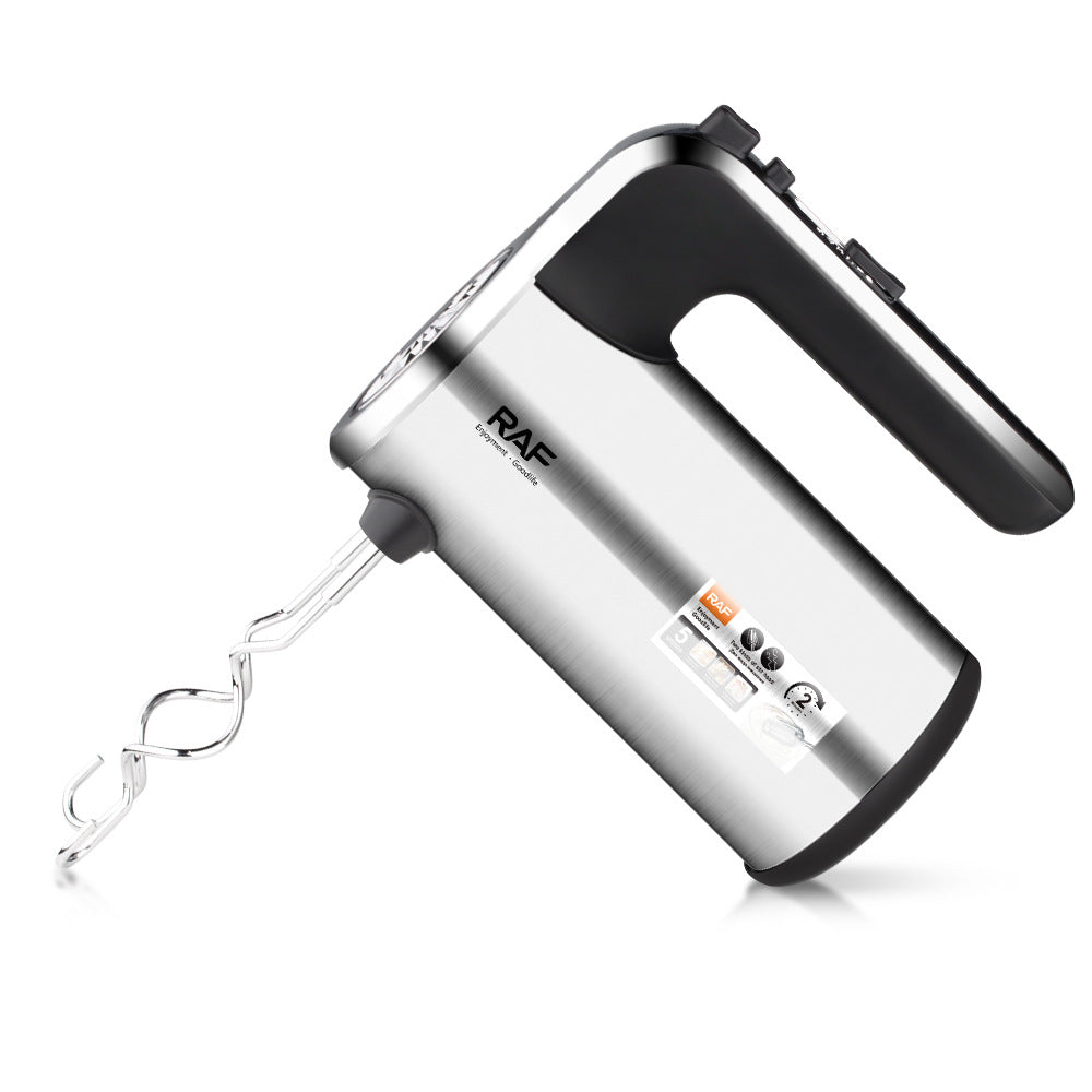 RAF European Standard Fully Automatic Handheld Household Electric Egg Beater Baking High-Power Whisk Cream Mixer