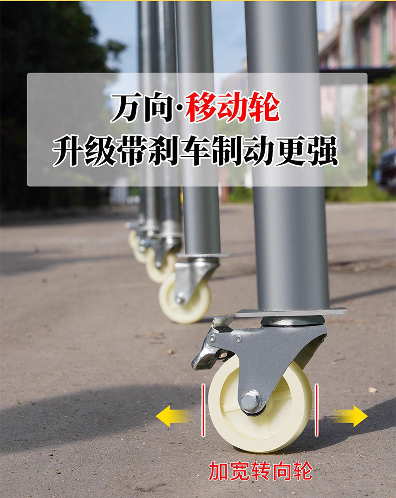 Outdoor Mobile Tent Activity Canopy Large Warehouse Push-Pull Shed Retractable Folding Sunshade Tent Night Market Stall Rain Shelter