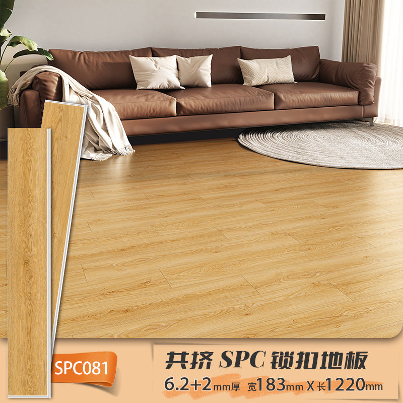 Anti-Slip Waterproof Fireproof Locking Eco-Friendly Flooring Commercial Project spc Stone Plastic Locking Type PVC Stone Crystal Flooring
