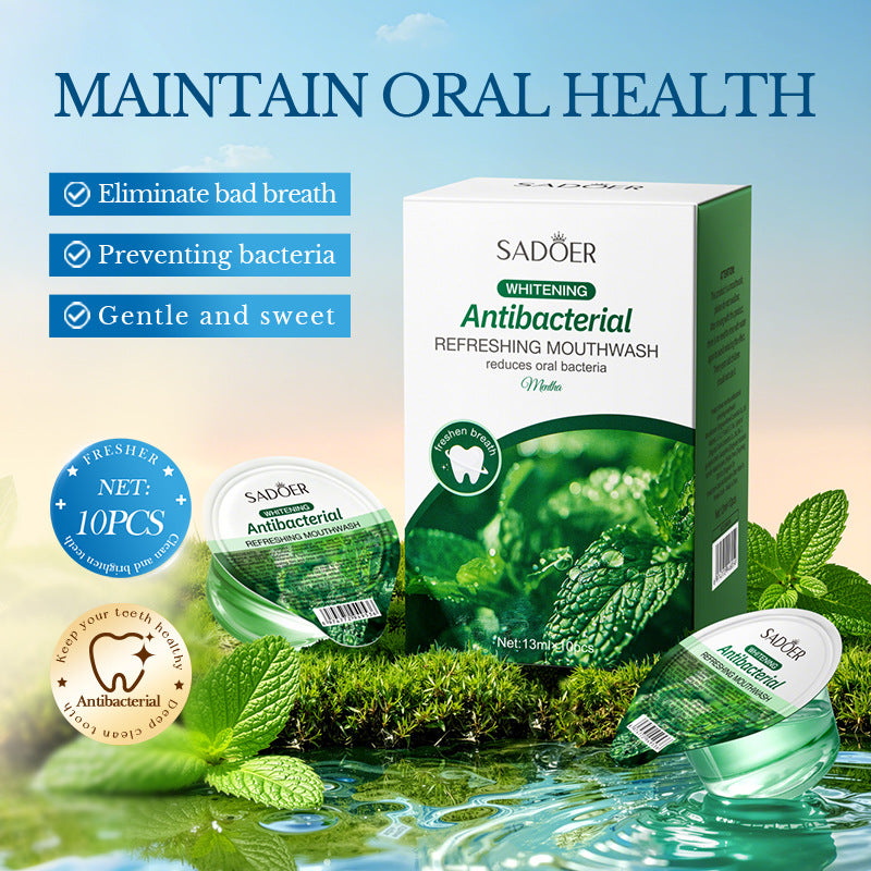 Mint Antibacterial Refreshing Mouthwash SADOER Oral Cleaning Mouthwash Cross-Border Wholesale