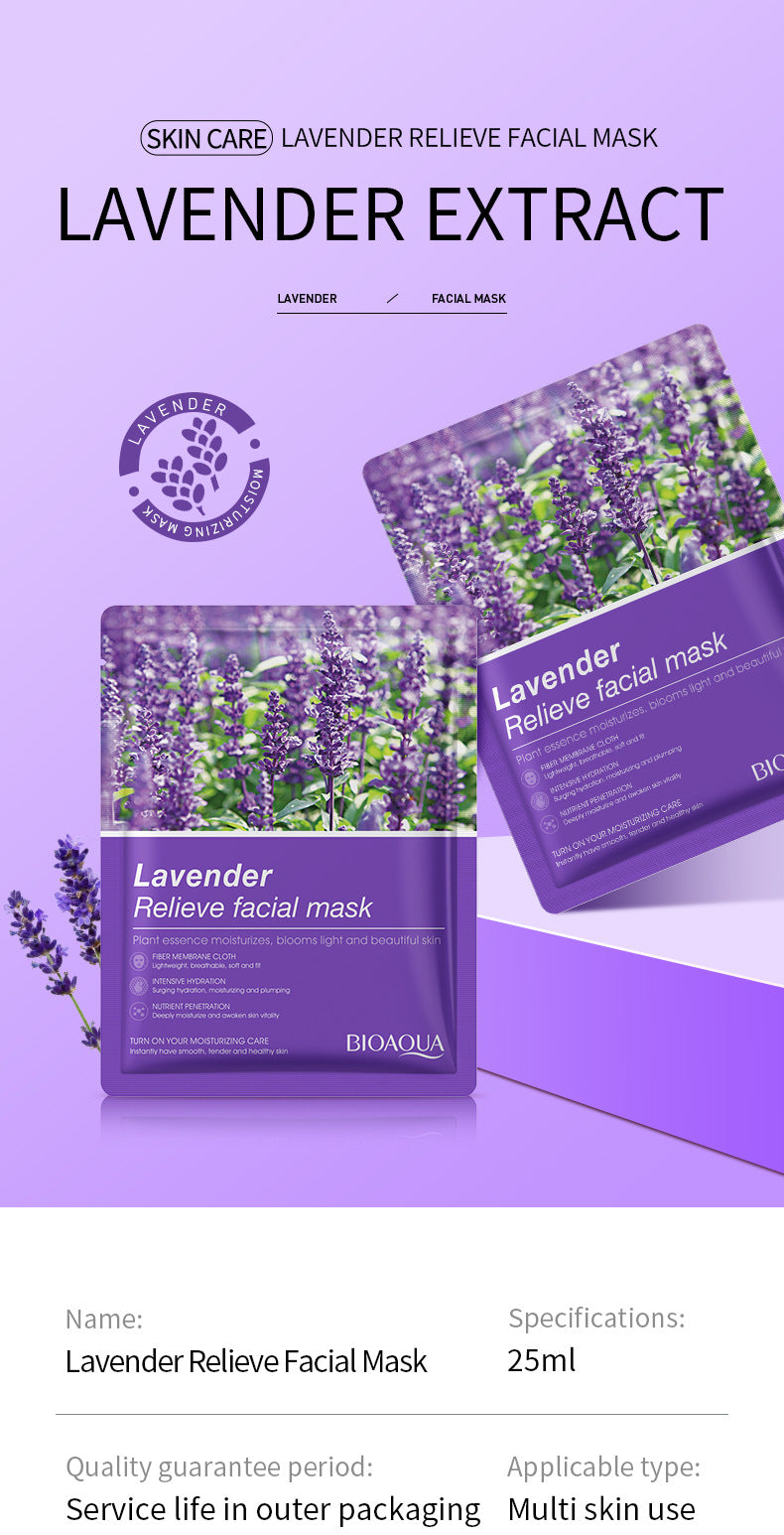 Mask BIOAOUA Plant and Fruit Face Mask Sheets Hydrating and Moisturizing  Wholesale OB