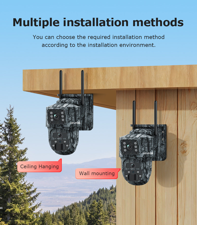 AOV Low Power Consumption4G Solar camera outdoor wireless600Ten Thousand Pairs of Lenses
