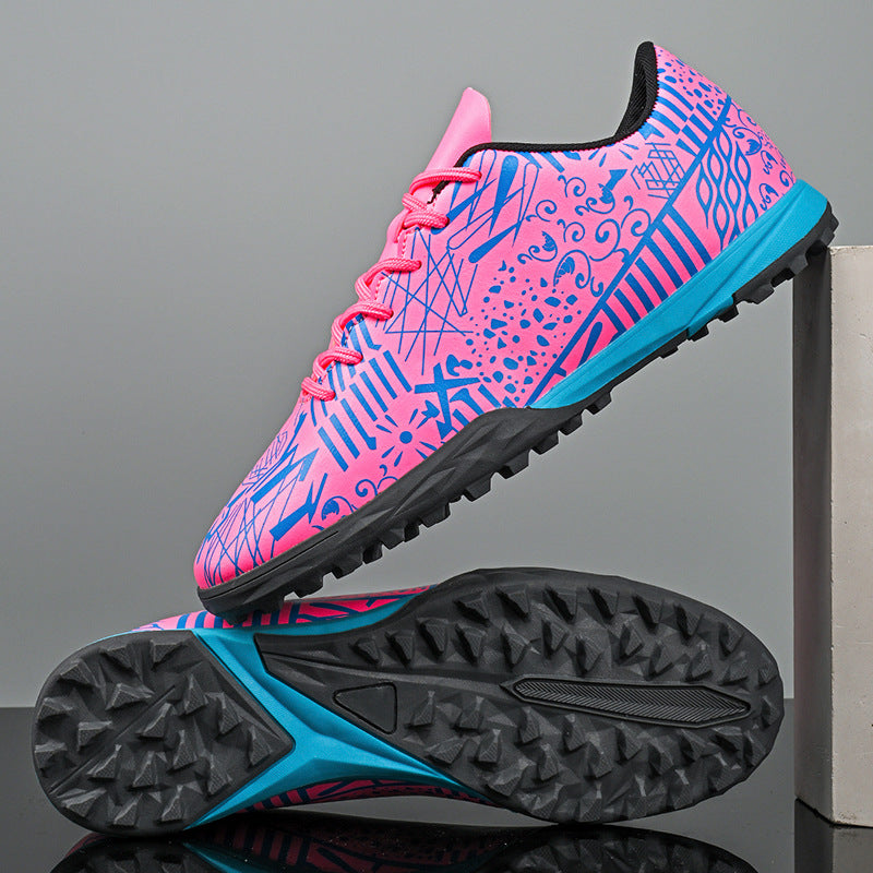 New Men's Football Shoes Low-Cut Long Spikes Broken Spikes Youth Student Professional Training Sports Shoes