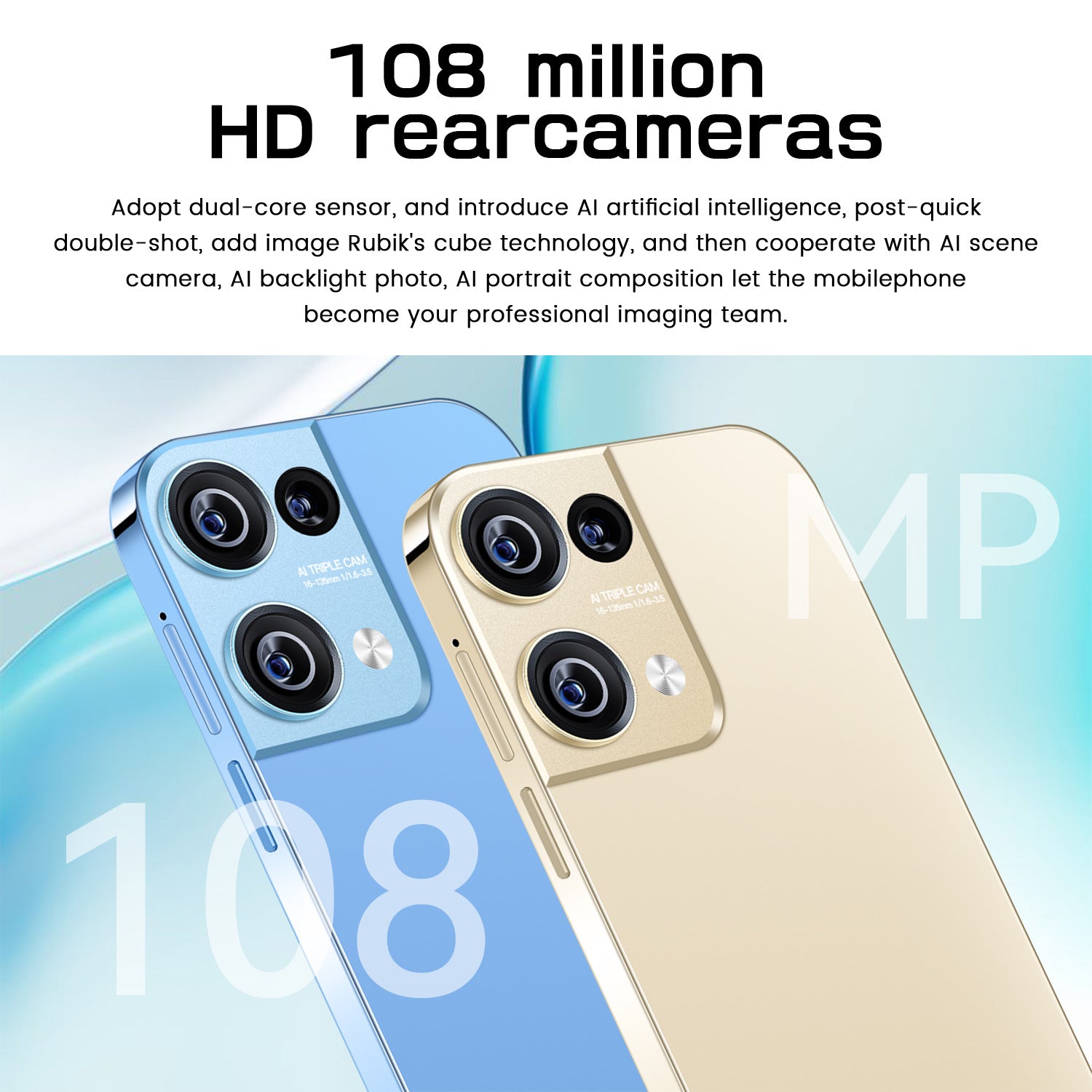 Reno9 Pro Mobile Phone7.3Inch high-definition large-screen Android smartphone factory price wholesale(Popular)