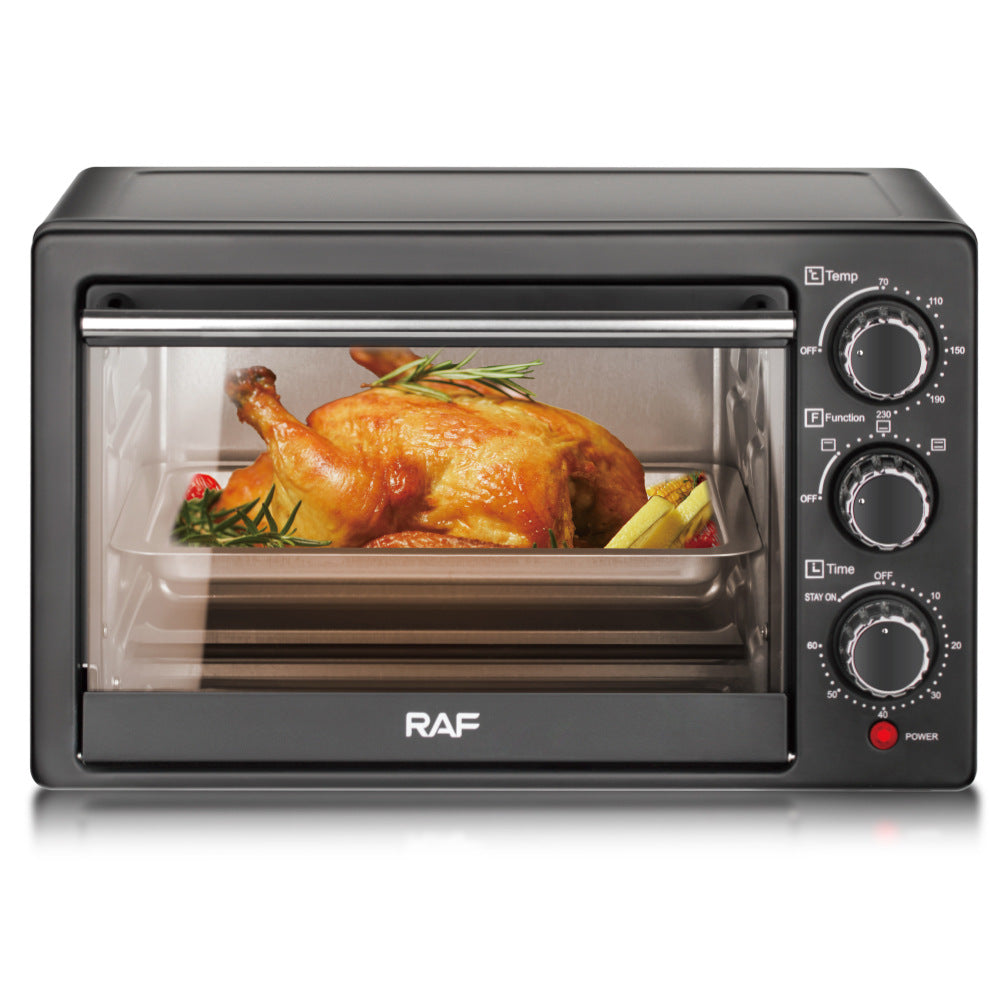 RAF European standard electric oven for home multifunctional baking22L Visual Oven French Fry Machine Cake Machine
