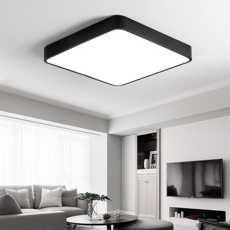 Macarons led Ceiling Light Round Modern Minimalist Bedroom Light Iron Art Ultra-thin Living Room Light Home Balcony Light