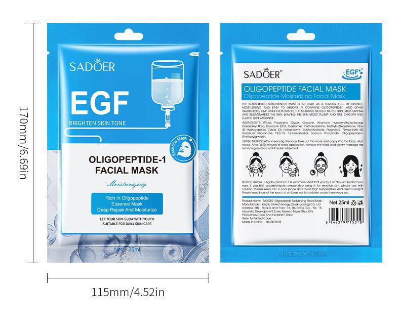 Mask SADOER Hyaluronic Acid Vitamin E Oligopeptide Hydrating Moisturizing Tablets  Foreign Trade Wholesale