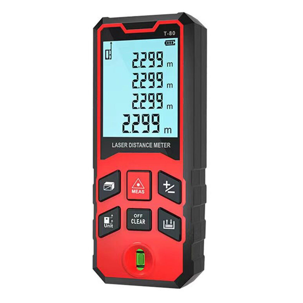 Handheld Laser Distance Meter Infrared Measuring Ruler Electronic Ruler High Precision Room Measuring Instrument Distance Measuring Device T