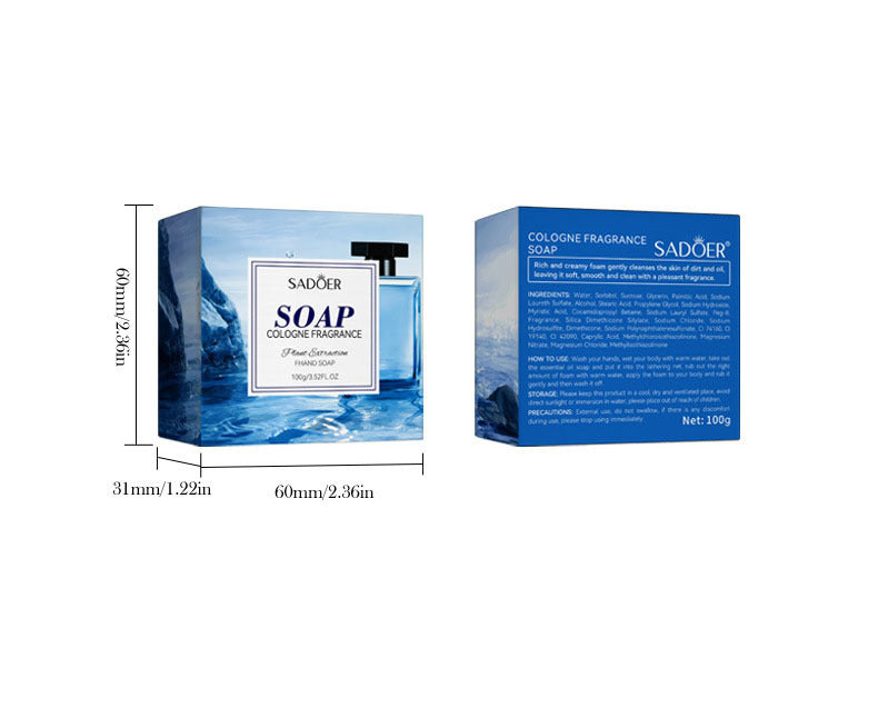 Plant and Fruit Scented Soap100g SADOER Cleansing, Moisturizing Handmade Soap  Wholesale