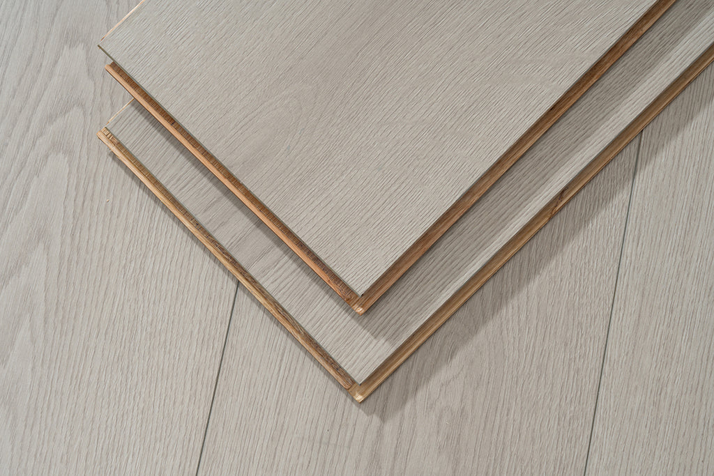JX803 Diamond Coating Full Birch Multi-layer Core Oak Grain Clicklock Engineered Flooring