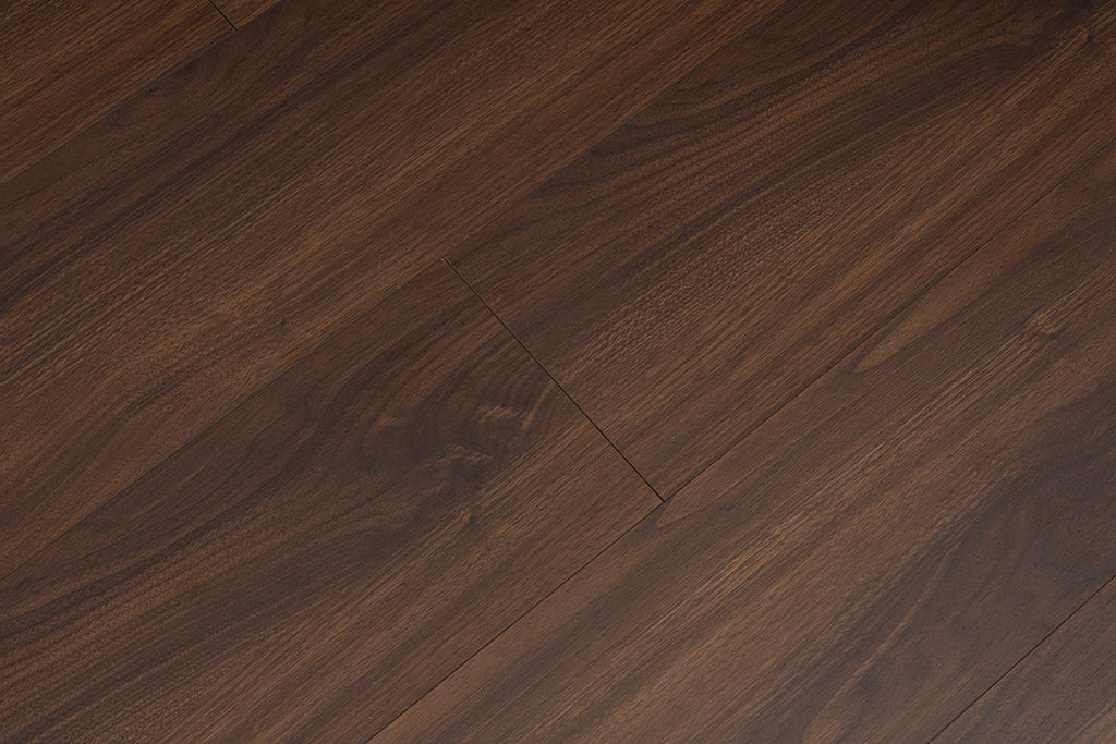 JX805 Diamond Coating Full Birch Multi-layer Core Black Walnut Grain Clicklock Engineered Flooring