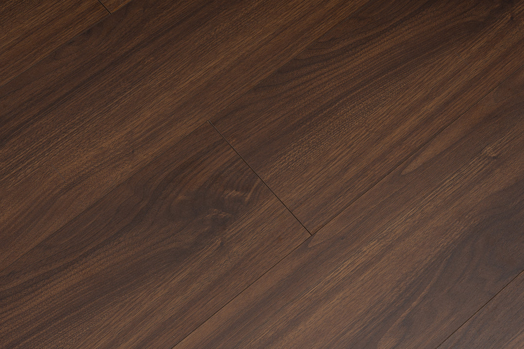 JX805 Diamond Coating Full Birch Multi-layer Core Black Walnut Grain Clicklock Engineered Flooring