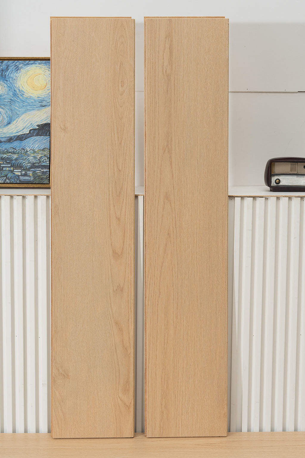 JX8201 Diamond Coating Full Birch Multi-layer Core Oak Grain Clicklock Engineered Flooring