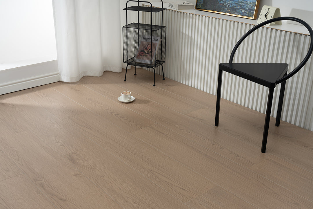 JX8202 Diamond Coating Full Birch Multi-layer Core Oak Grain Clicklock Engineered Flooring