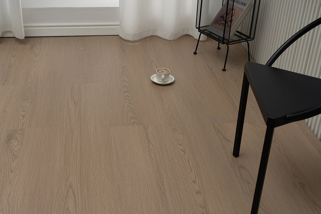 JX8202 Diamond Coating Full Birch Multi-layer Core Oak Grain Clicklock Engineered Flooring