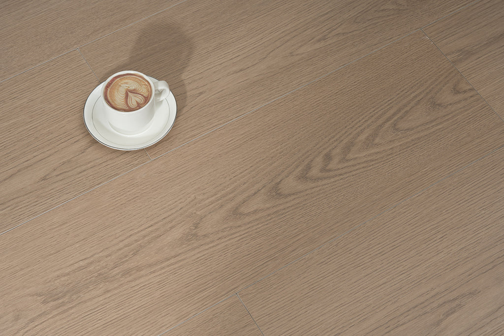 JX8202 Diamond Coating Full Birch Multi-layer Core Oak Grain Clicklock Engineered Flooring