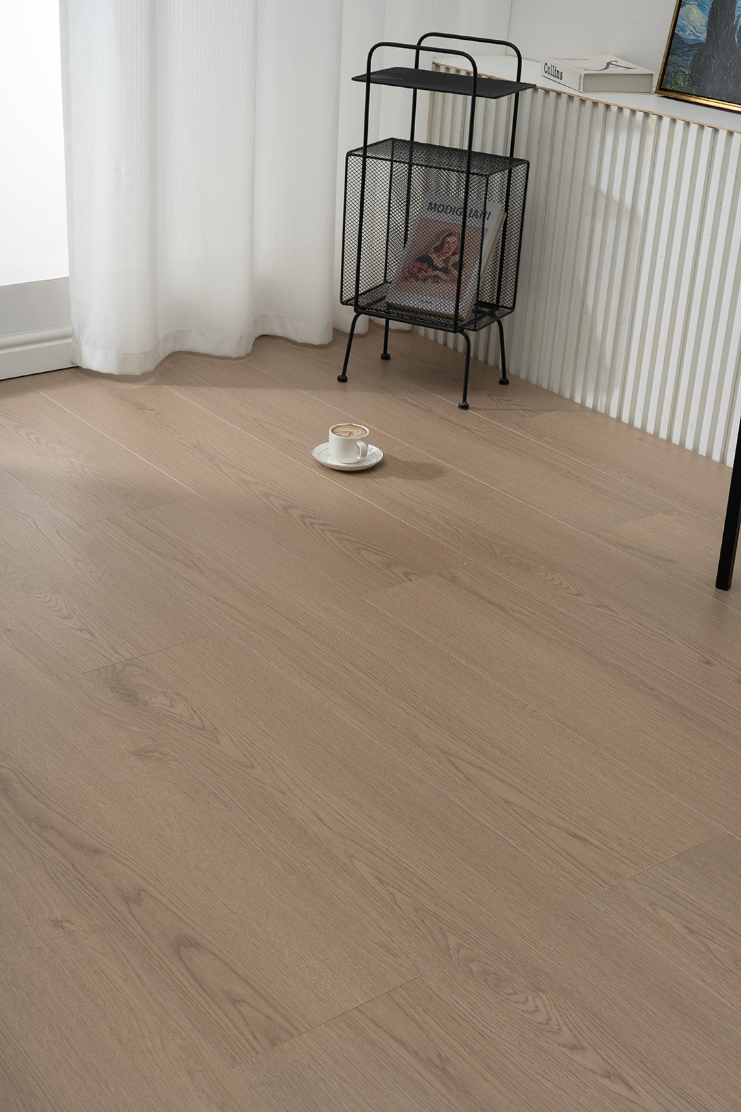 JX8202 Diamond Coating Full Birch Multi-layer Core Oak Grain Clicklock Engineered Flooring