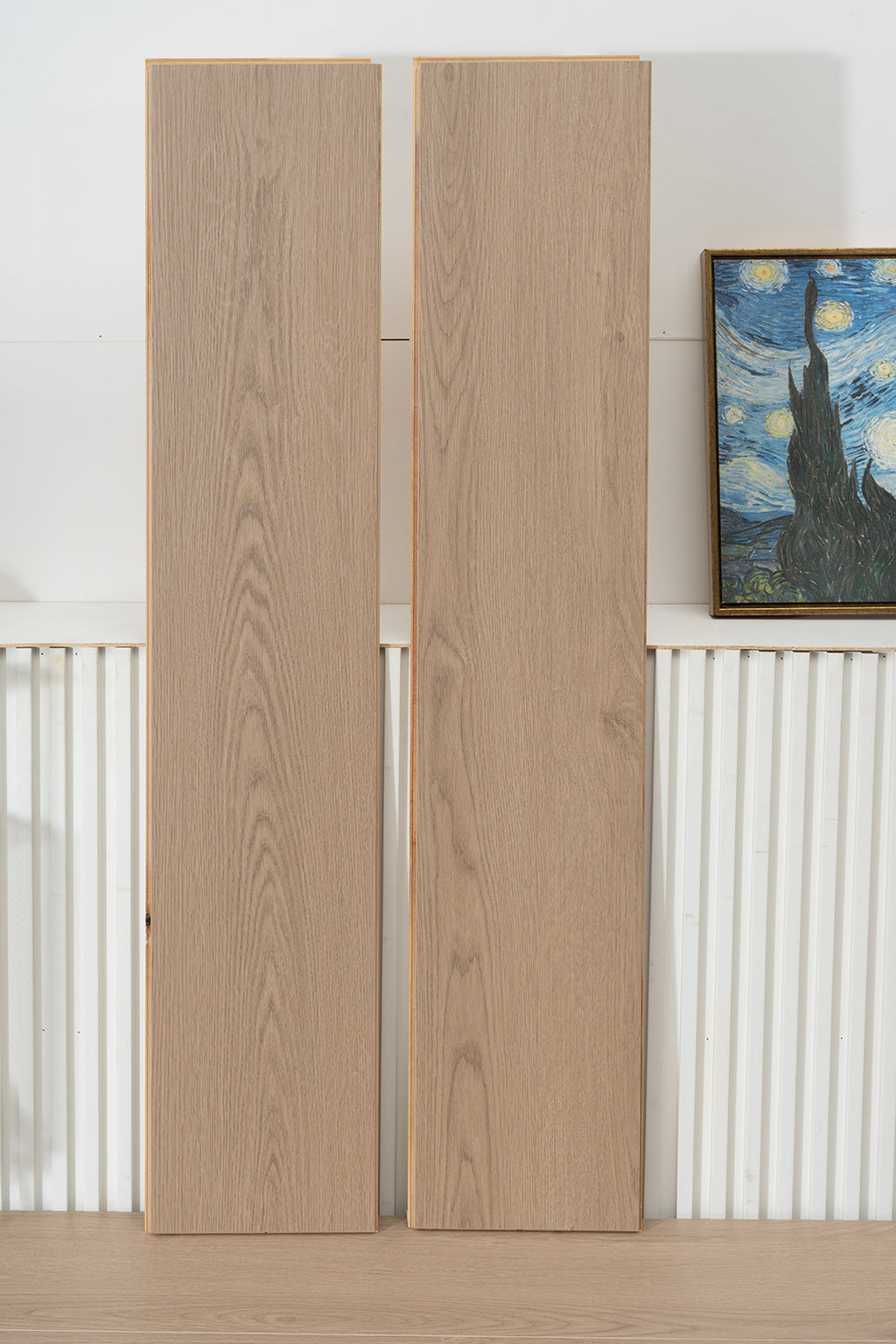 JX8202 Diamond Coating Full Birch Multi-layer Core Oak Grain Clicklock Engineered Flooring