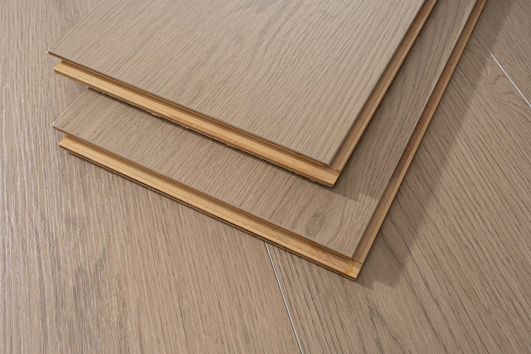 JX8202 Diamond Coating Full Birch Multi-layer Core Oak Grain Clicklock Engineered Flooring