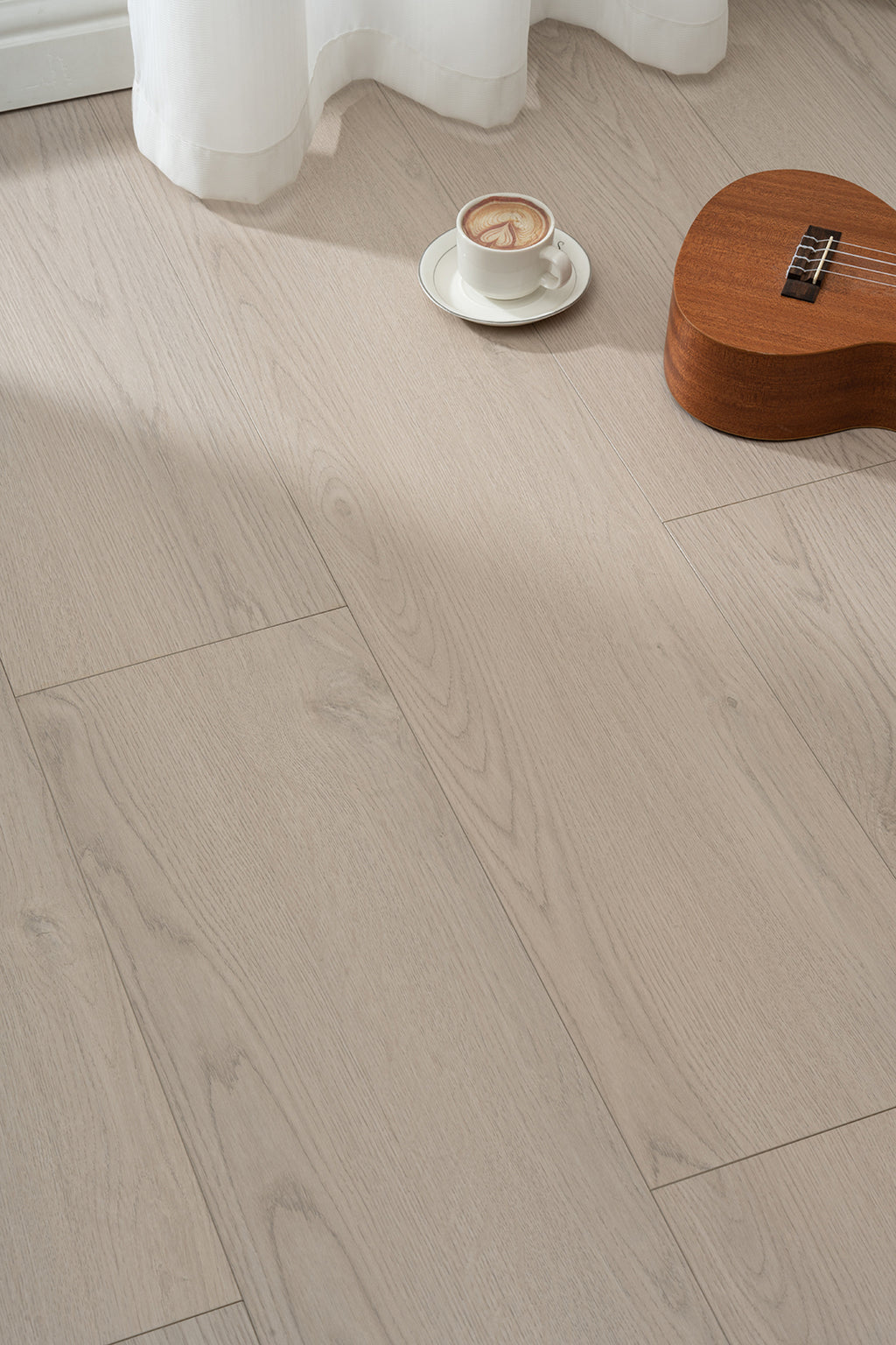 JX8203 Diamond Coating Full Birch Multi-layer Core Oak Grain Clicklock Engineered Flooring