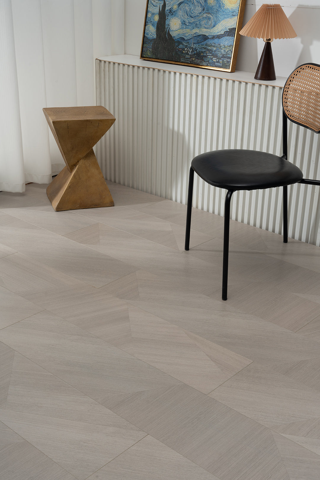 JX8204 Diamond Coating Full Birch Multi-layer Core Oak Grain Clicklock Engineered Flooring